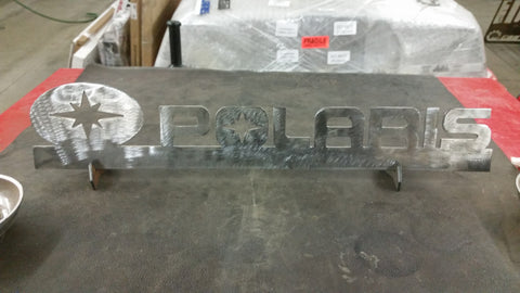 Polaris metal logo - HD ATV Gear